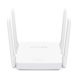 Mercusys AC1200 Wireless Dual Band Router AC10 802.11ac 300+867 Mbit/s 10/100 Mbit/s Ethernet LAN (RJ-45) ports 2 Mesh Support No MU-MiMO Yes No mo...