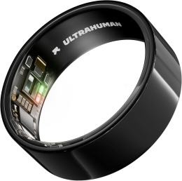 Ultrahuman Ring Air Aster Black Size 12 Smart Ring