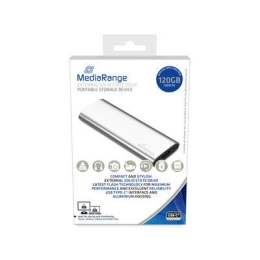 External SSD MEDIARANGE Read speed 450 MB/s Write speed 420 MB/s Form factor M.2 NVMe Yes 120 MR1100