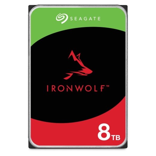 HDD SEAGATE IronWolf 8TB SATA 3.0 256 MB 7200 rpm Discs/Heads 5/10 3,5" ST8000VN004