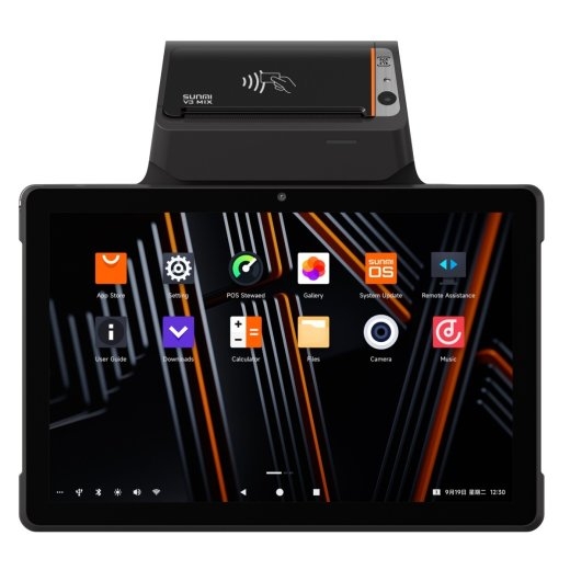 Terminal Mobile V3 Mix GMS, Android 13, 4/32GB, 2+0.3 MP camera, 4G, Finger sensor, 80mm printer, Sunmi 1101 Scanner