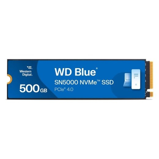 WD SSD Blue SN5000 WDS500G4B0E - 500 - M.2 2280 - PCIe 4.0 x4 NVMe