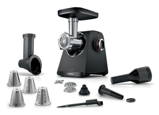 Bosch Serie 4 MFWS440B mincer 1900 W Black, Silver