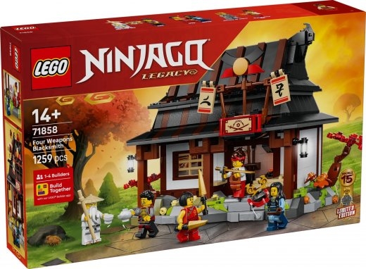 Blocks Ninjago 71858 Four Weapons Blacksmith 15th Anniversary