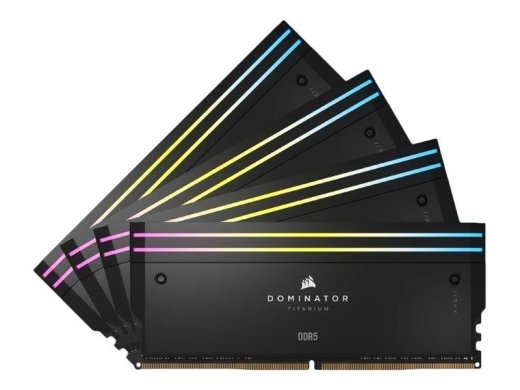 CORSAIR RAM Dominator Titanium RGB - 64 (4 x 16 Kit) - DDR5 6000 DIMM CL36