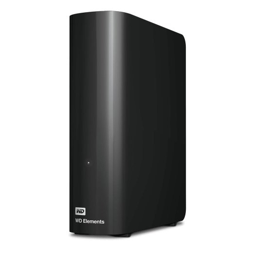 External HDD WESTERN DIGITAL Elements Desktop 12TB USB 3.0 Drives 1 Black WDBWLG0120HBK-EESN