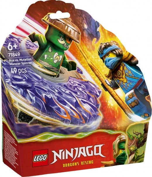 Blocks Ninjago 71849 Nya vs. Mutation Monster Spinner