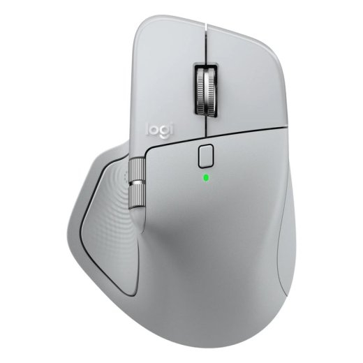 Logitech MX Master 4 - mouse - Bluetooth, 2.4 GHz - pale gray