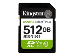 Kingston Flash-Card Canvas Select Plus - SDXC UHS-I - 512