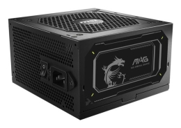 Power Supply MSI MAG A750GL PCIE5 II 750 Watts Efficiency 80 PLUS GOLD PFC Active MAGA750GLPCIE5II