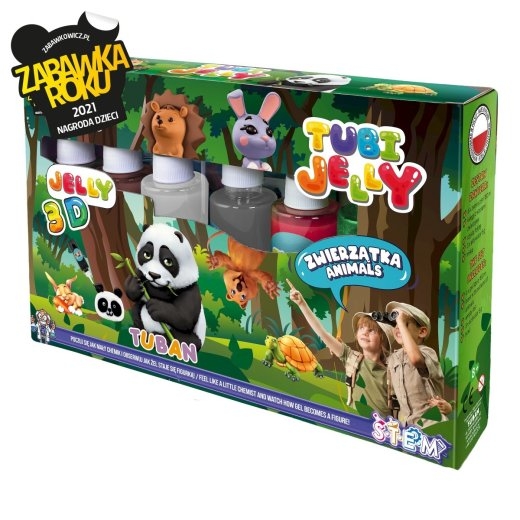 Tubi Jelly set 6 colors - Animals