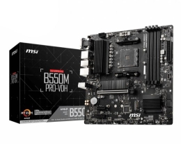 MSI B550M PRO-VDH AMD B550 Socket AM4 micro ATX