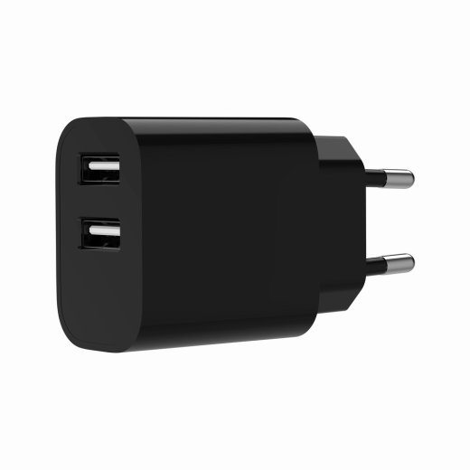Gembird Universal charger 2xUSB-A 2.4A black