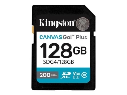 Kingston Flash-Card Canvas Go! Plus - SDXC UHS-I - 128
