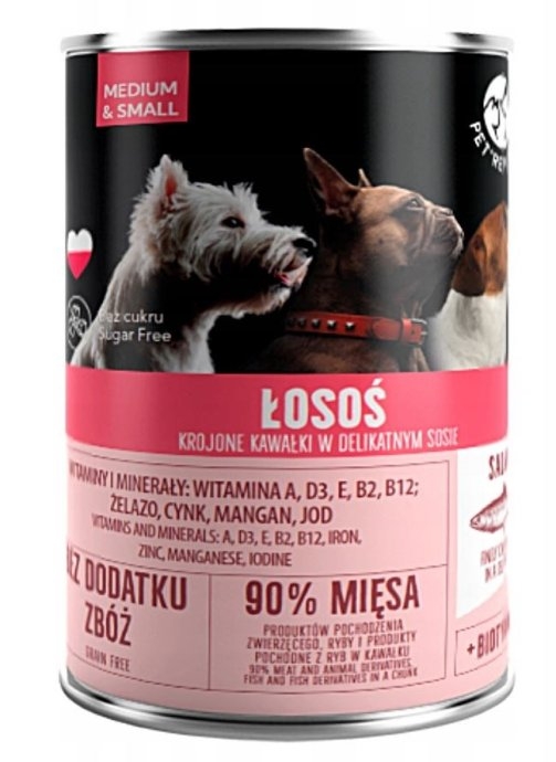 PET REPUBLIC Adult Medium & Small Salmon - wet dog food - 400g