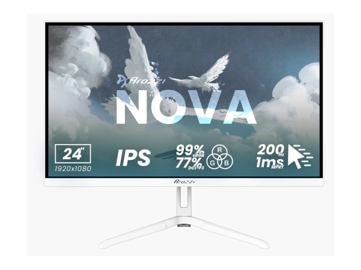 Arozzi Nova 24 " IPS QHD 16:9 200 Hz 1 ms 2560 x 1440 pixels 300 cd/m² HDMI ports quantity 2 Forest Green