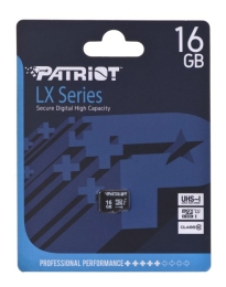 Patriot Memory PSF16GMDC10 memory card 16 MicroSDHC UHS-I Class 10