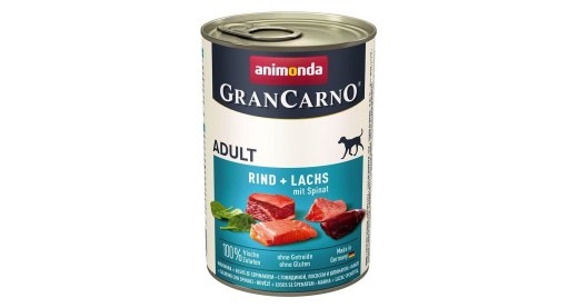 ANIMONDA GranCarno Adult Salmon and spinach - wet dog food - 400g
