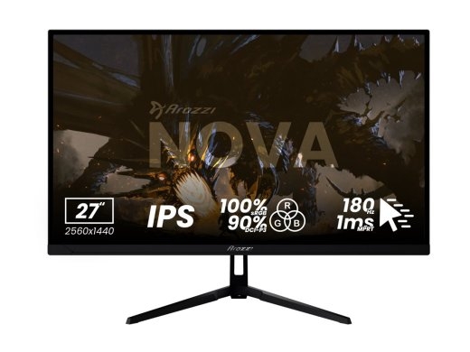 Arozzi Nova 32 " IPS QHD 16:9 180 Hz 1 ms 2560 x 1440 pixels 300 cd/m² HDMI ports quantity 2 Black