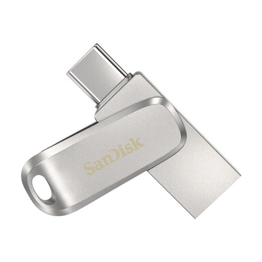 SanDisk Ultra Dual Drive Luxe USB flash drive 256 USB Type-A / USB Type-C 3.2 Gen 1 (3.1 Gen 1) Stainless steel