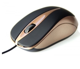Optical mouse Plano black-gold