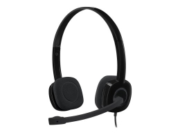 Logitech H151 Stereo headset Black