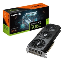 Graphics Card GIGABYTE NVIDIA GeForce RTX 5060 2595 MHz 8 GDDR7 128 bit PCI Express 5.0 Active GV-N5060GAMINGOC-8GD