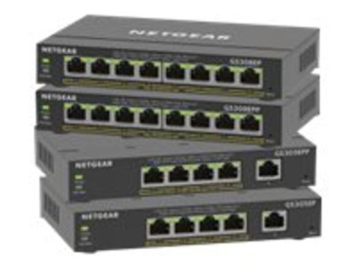 NETGEAR Plus GS308EP - switch - 8 ports - smart