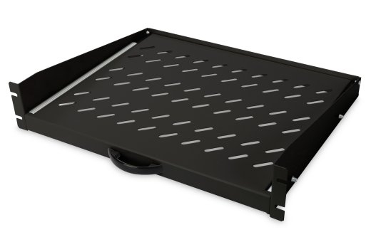Digitus Extendible Shelf for fixed mounting on front 483 mm (19") profile rails DN-19-TRAY-2-450-SW