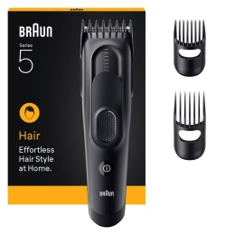 Braun Hair Clipper HC5530 Series 5 Cordless Number of length steps 17 Black