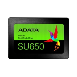 ADATA Ultimate SU650 256 SSD form factor 2.5" Solid-state drive interface SATA 6Gb/s Read speed 520 MB/s Write speed 450 MB/s