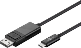Goobay USB-C- DisplayPort adapter cable (4k 60 Hz) 79295 USB-C male DisplayPort male USB-C to DP 1.2 m