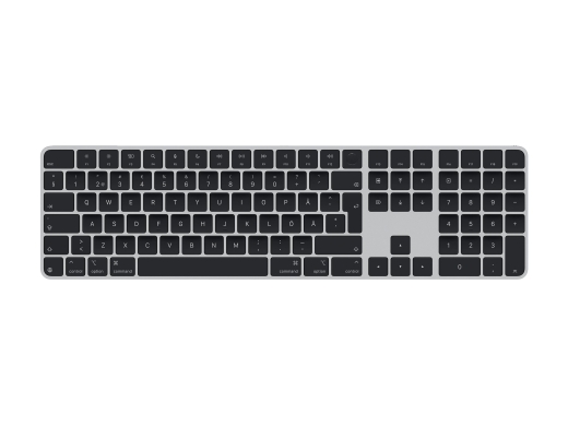 Apple Magic Keyboard with Touch ID and Numeric Keypad MXK83S/A Standard Wireless Bluetooth Swedish