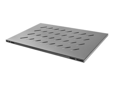 Lanberg 19" fixed shelf 1U/465x715mm, max load capacity up to 120kg AK-1009-B Black