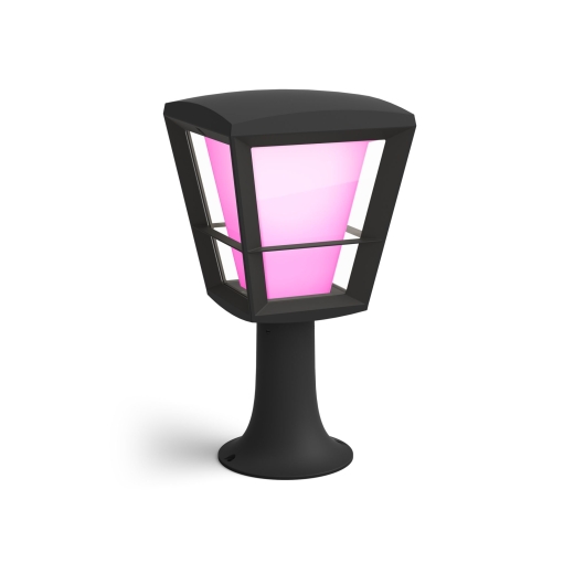 Philips Hue WCA Econic Outdoor Pedestal Lantern 15 W 2000-6500 Hue White Colour Ambiance