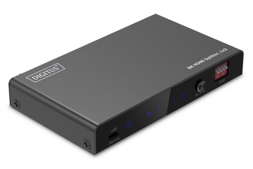 Digitus 8K HDMI Splitter, 1x2 DS-55339 Black