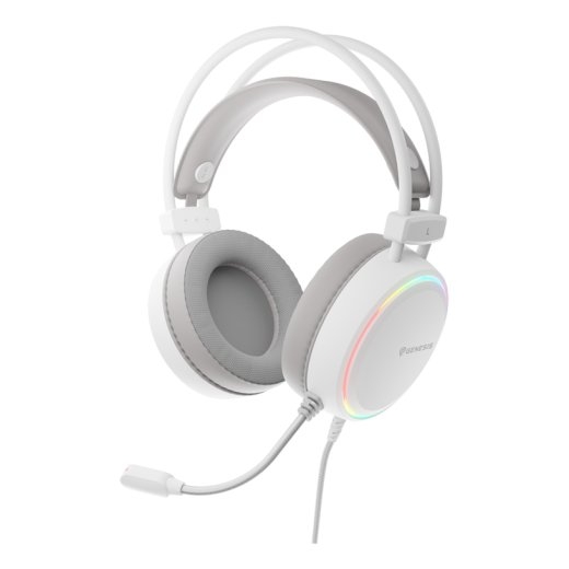 Genesis RGB Gaming Headset Neon 613 G2 Wired Over-ear Microphone White