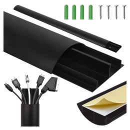 Maclean Cover strip MC-814 B aluminum, black