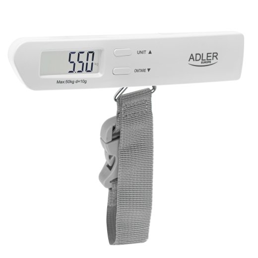 Adler Travel Luggage Scale AD 8191 Maximum weight (capacity) 50 kg Accuracy 10 g Grey