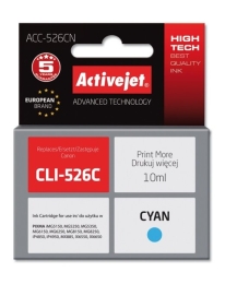 Activejet ACC-526CN Ink (replacement for Canon CLI-526C; Supreme; 10 ml; cyan)