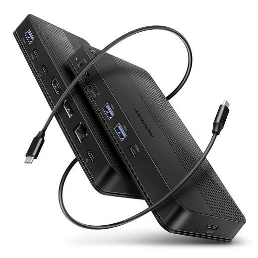 AXAGON USB4 40Gbps DUAL 4K DISPLAY 12in1 Dock HMC-U4