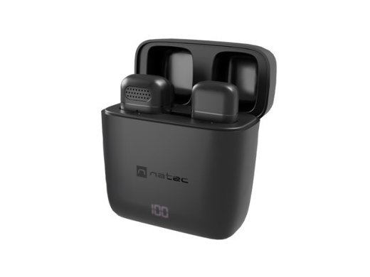 Natec Mobile microphone HOPPER lavalier wireless lightning