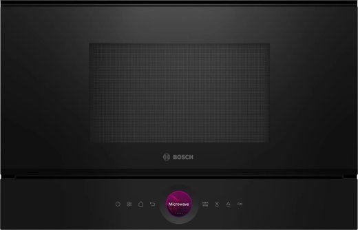 Bosch Serie 8 BFR7221B1 microwave Black Solo microwave Built-in 21 L 900 W