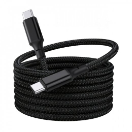 Magnetic cable USB C - USB C 1 m black