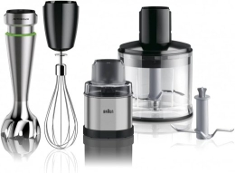 Braun Hand Blender MQ9138XI MultiQuick 9 1200 W Number of speeds 3 Chopper Ice crushing Black/Stainless Steel