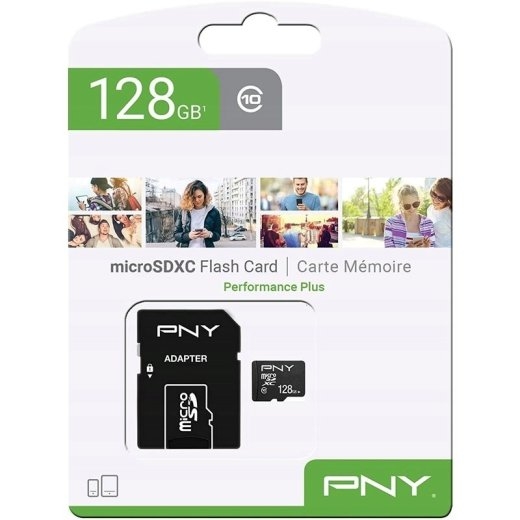 PNY Performance Plus 128 MicroSDXC Class 10 (P-SDU12810PPL-GE)