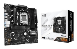 Mainboard ASROCK AMD A620 Socket AM5 micro ATX RAM DDR5-SDRAM 4xSlots On-board graphics card Yes 3xNumber of M.2 (M) slots A620AM Pro-A A620AMPRO-A