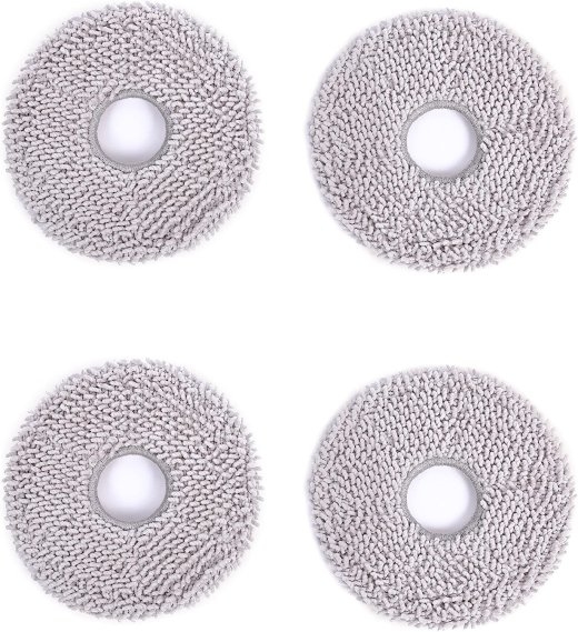 Ecovacs Washable Improved Mopping Pads for OZMO Turbo Mopping Systems of X1 OMNI/X1 TURBO/T10 TURBO/ T20 OMNI/X2 OMNI D-WP04-0012 4 pc(s)