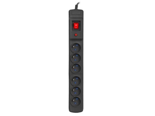 Surge Protector Multi M6 10m black