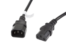 Extension power cable IEC 320 C13 - C14 VDE 3M Black